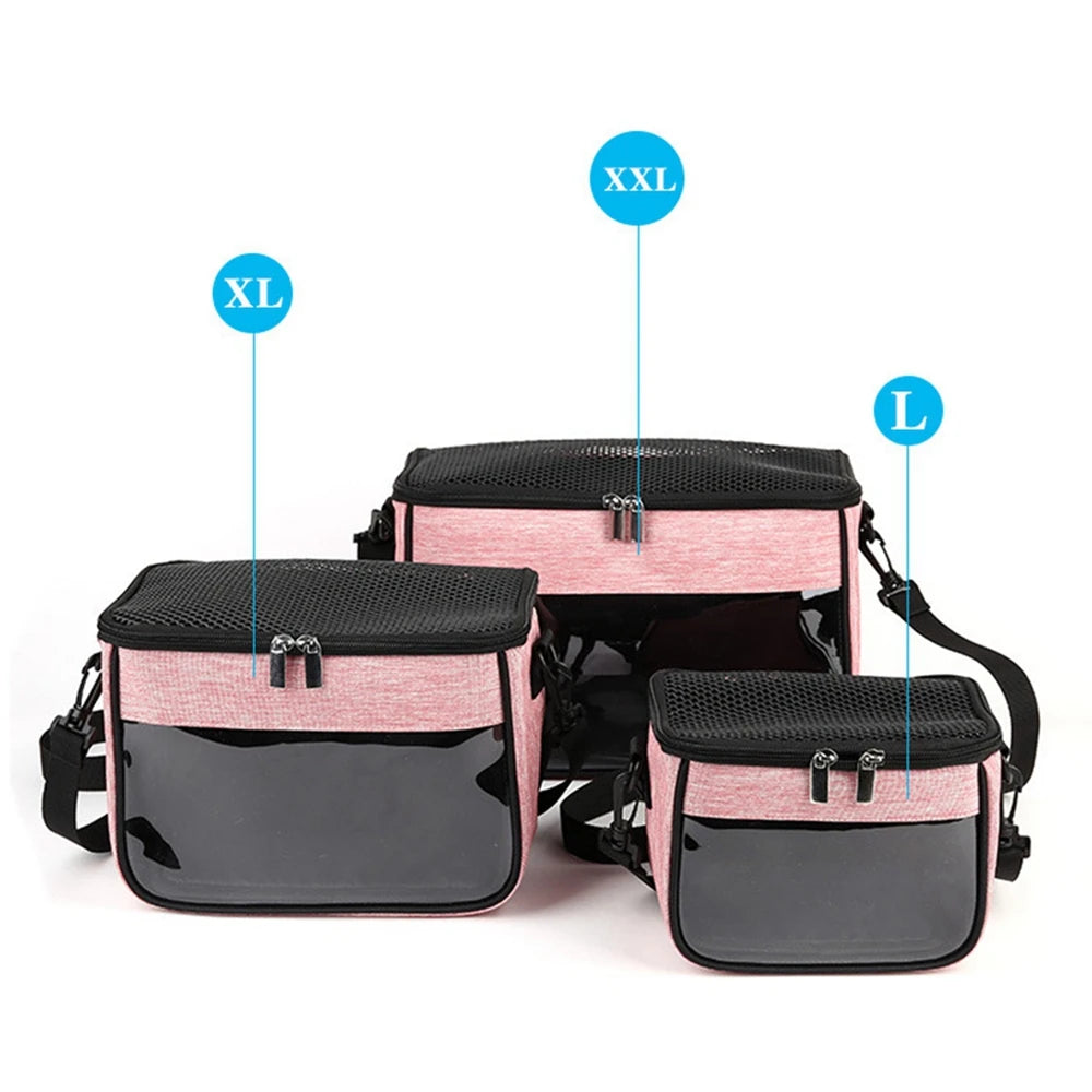 Small Animal Carrier Backpack for Small Pet, Breathable Portable, Outgoing Crossbody Travel Bag, Windproof