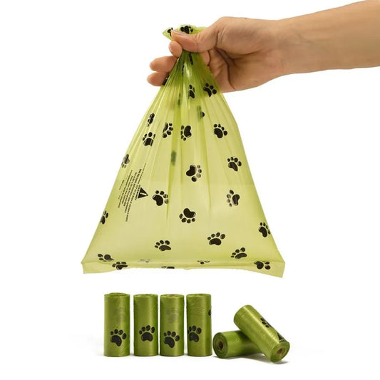 Dog Poop Bags Non-Stick Dog Waste Bags for Dogs 15 Bags/Roll, comes in 10, 20, and 30 roll packages