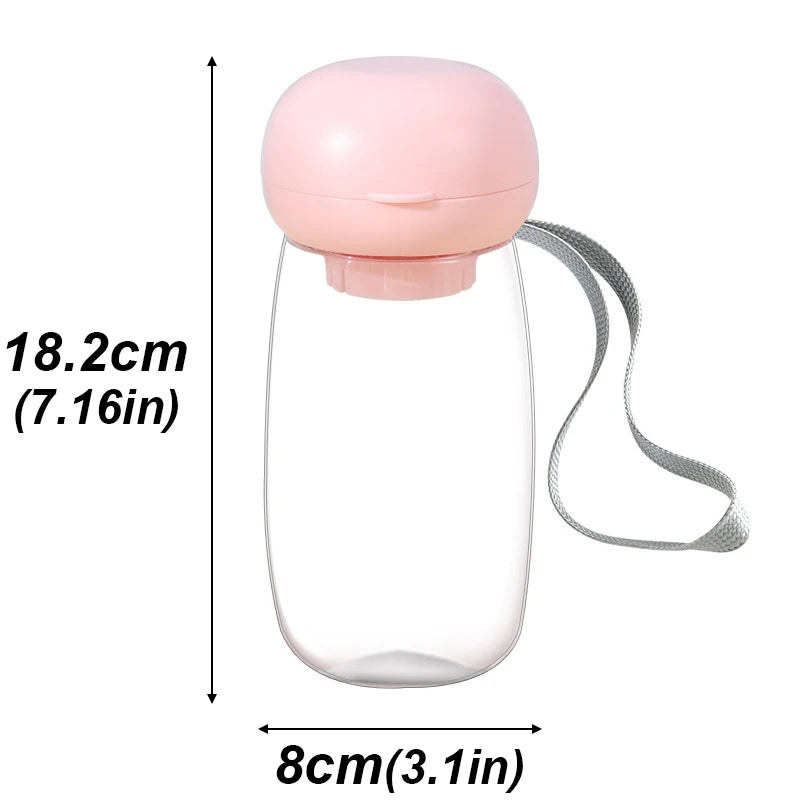 Lightweight Pet Water Bottle Dispenser With Lanyard Puppy Pet Drinker For Dog Accessories Supplies Outdoor Portable Traveling