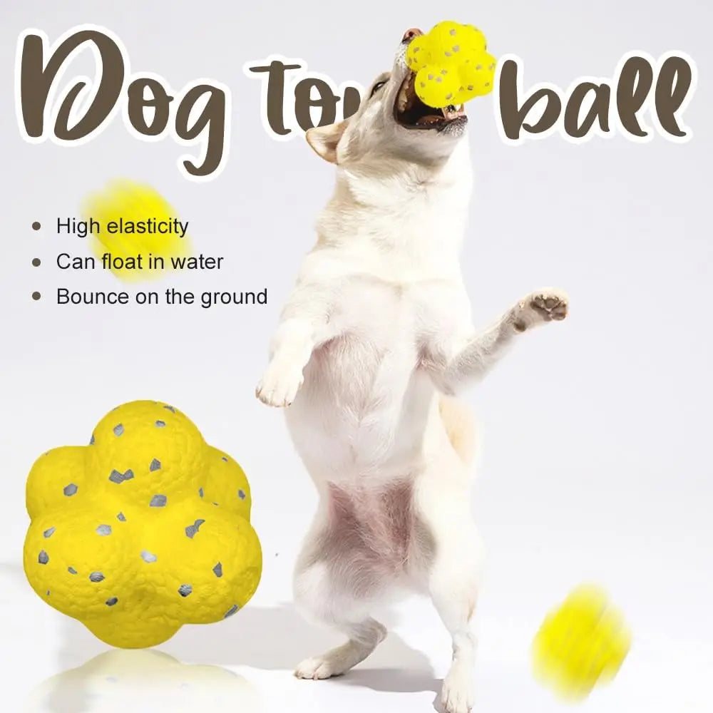Pet Dog Toy Super Bite Resistant Ball Light Chew ETPU Ball High Elastic Interactive Throwing Flying Toys For Dogs