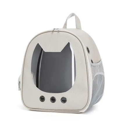 Foldable Cat Carrier Backpack - Lightweight Breathable Pet Travel Bag