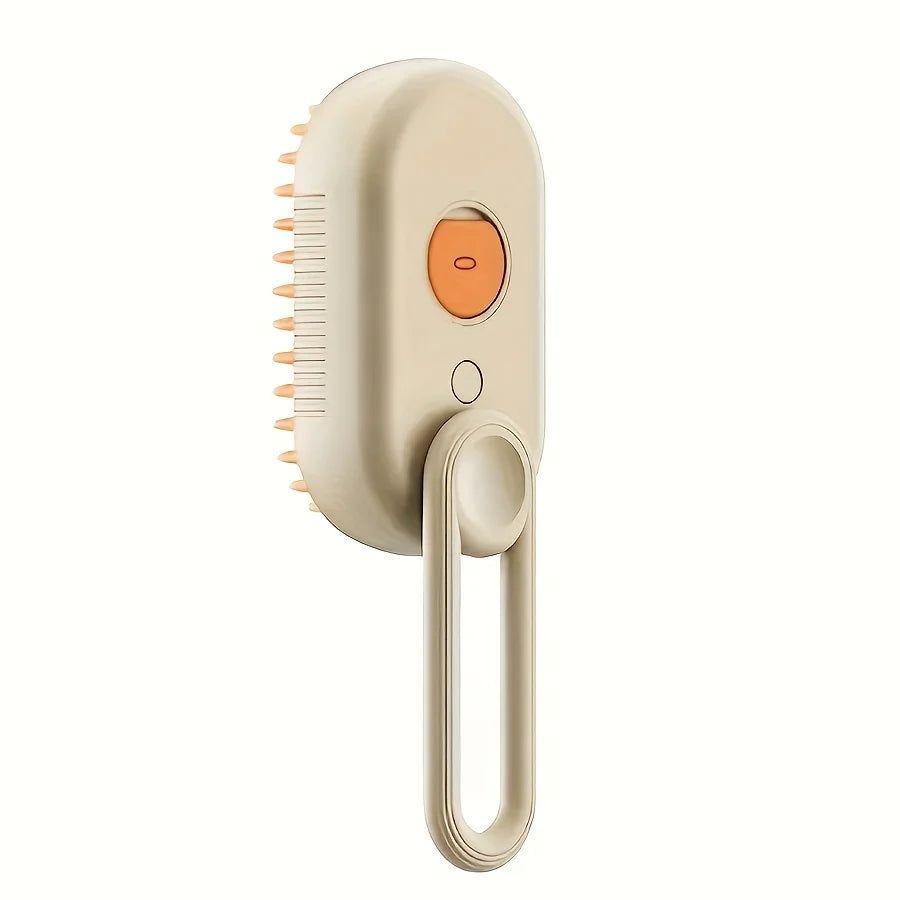 Steam brush for cats, steam brush for dogs new pet steam grooming comb, grooming brush, gentle combing, reduce flyaway hair