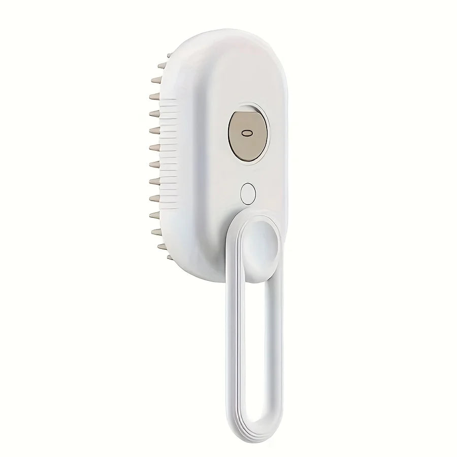 Steam brush for cats, steam brush for dogs new pet steam grooming comb, grooming brush, gentle combing, reduce flyaway hair