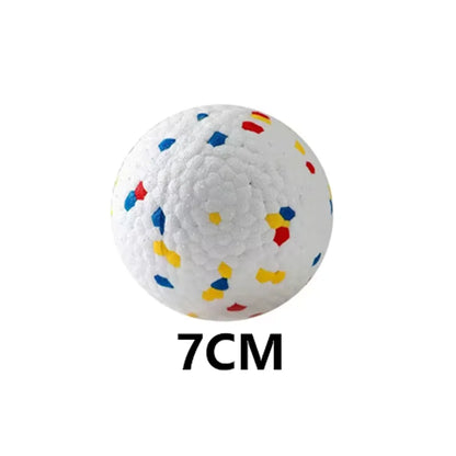 Pet Dog Toy Super Bite Resistant Ball Light Chew ETPU Ball High Elastic Interactive Throwing Flying Toys For Dogs