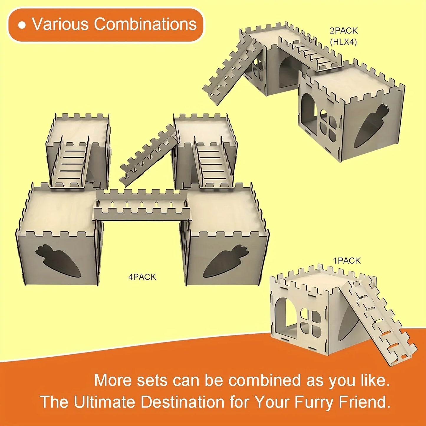 Small Animal Detachable Habitat