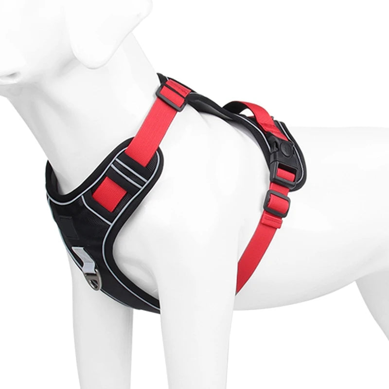 Dog Harness Reflective Medium Large Dogs Tactical Vest Big Waterproof Oxford Cloth Dog Harnesses Pet Accessories Supplies