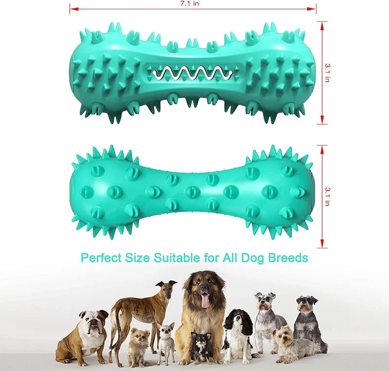 Durable Dog Chew Toys for Aggressive Chewers – Teeth Cleaning, Multiple Colors