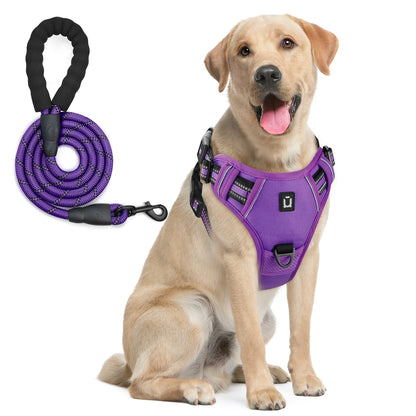 Dog Harness and Leash Combo, Escape Proof different colors and sizes