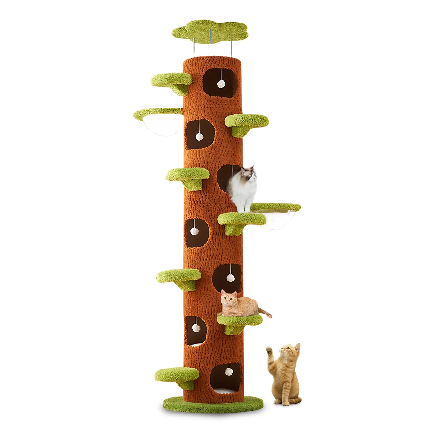 Large Cat Tree with Scratching Post, Tall Cat Tree Tower