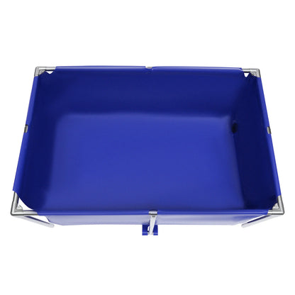 120*80*50cm Canvas Fish Tank Aquarium Fish Water Tank Ornamental Swimming Pool Koi Lobster Breeding Pond Aquaculture Box