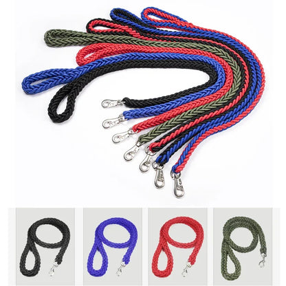 Heavy Duty Large Dog Leash Durable Nylon Braided - various widths
