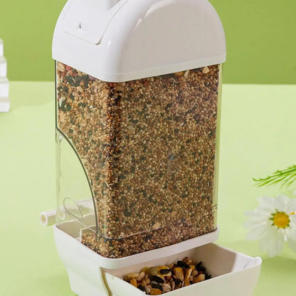 Bird Feeder/Water Dispenser House Shaped Parakeet  Large Capacity Anti Spill Food Container