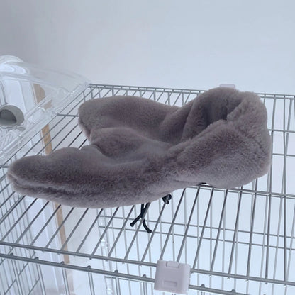 Winter Warm Bird Shawl Nest Corner Parrot Blanket Pet Small Animal Hanging Tent Cage For Parakeet Lovebird Cockatiel