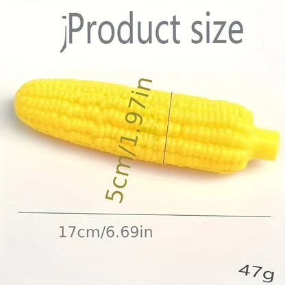 Indestructible Dog Chew Toy, Heavy-Duty Rubber Bone, Corn Grain Texture for Medium and Large Dogs, Dental Care