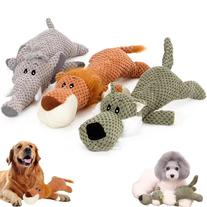 Large Dog Toy Bite-Resistant Sound Plush Toy