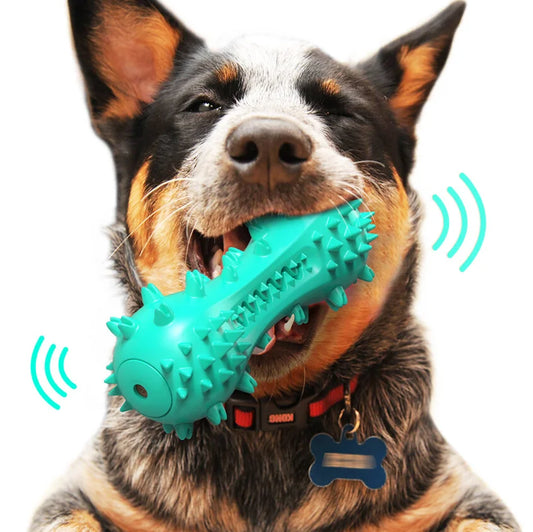 Durable Dog Chew Toys for Aggressive Chewers – Teeth Cleaning, Multiple Colors