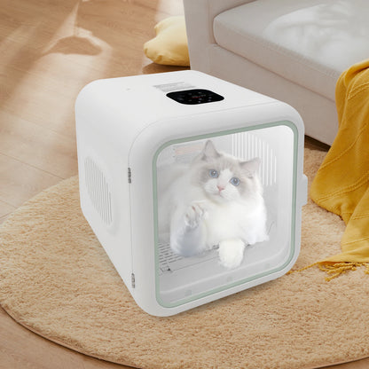 62L Automatic Pet Dryer Box Puppy Drying Machine Smart Pet Grooming Hairdryer Intelligent Temperature Control for Dogs Cats