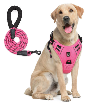 Dog Harness and Leash Combo, Escape Proof different colors and sizes