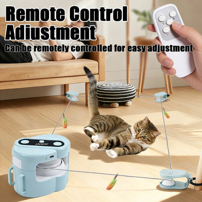 1PC Automatic Cat Chaser Toy Remote Control with Adjustable Speed