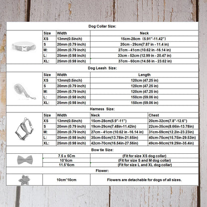 Velvet Collar Free Engrave Dog Collar  & Leash - different types