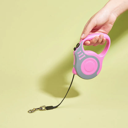 3m & 5m Dog Leash For Small Medium Dogs Automatic Retractable - various colors to chose from!