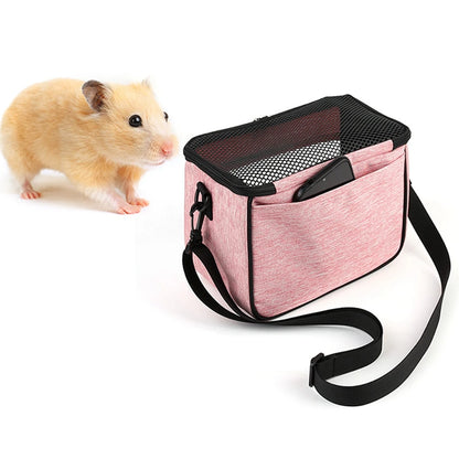 Small Animal Carrier Backpack for Small Pet, Breathable Portable, Outgoing Crossbody Travel Bag, Windproof