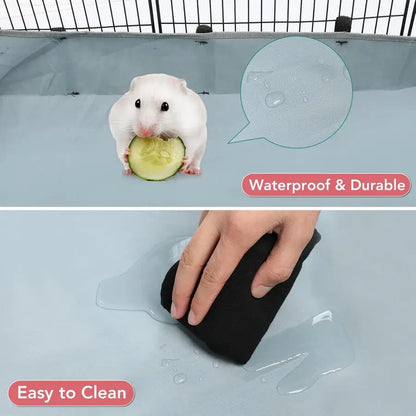 Panels Small Animal Playpen, 48 x 24 x 16  with Waterproof Mat
