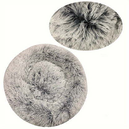 Round Dog Bed Winter-Warm Washable