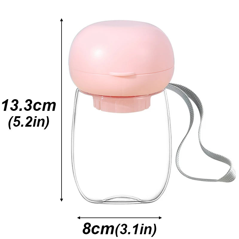 Lightweight Pet Water Bottle Dispenser With Lanyard Puppy Pet Drinker For Dog Accessories Supplies Outdoor Portable Traveling
