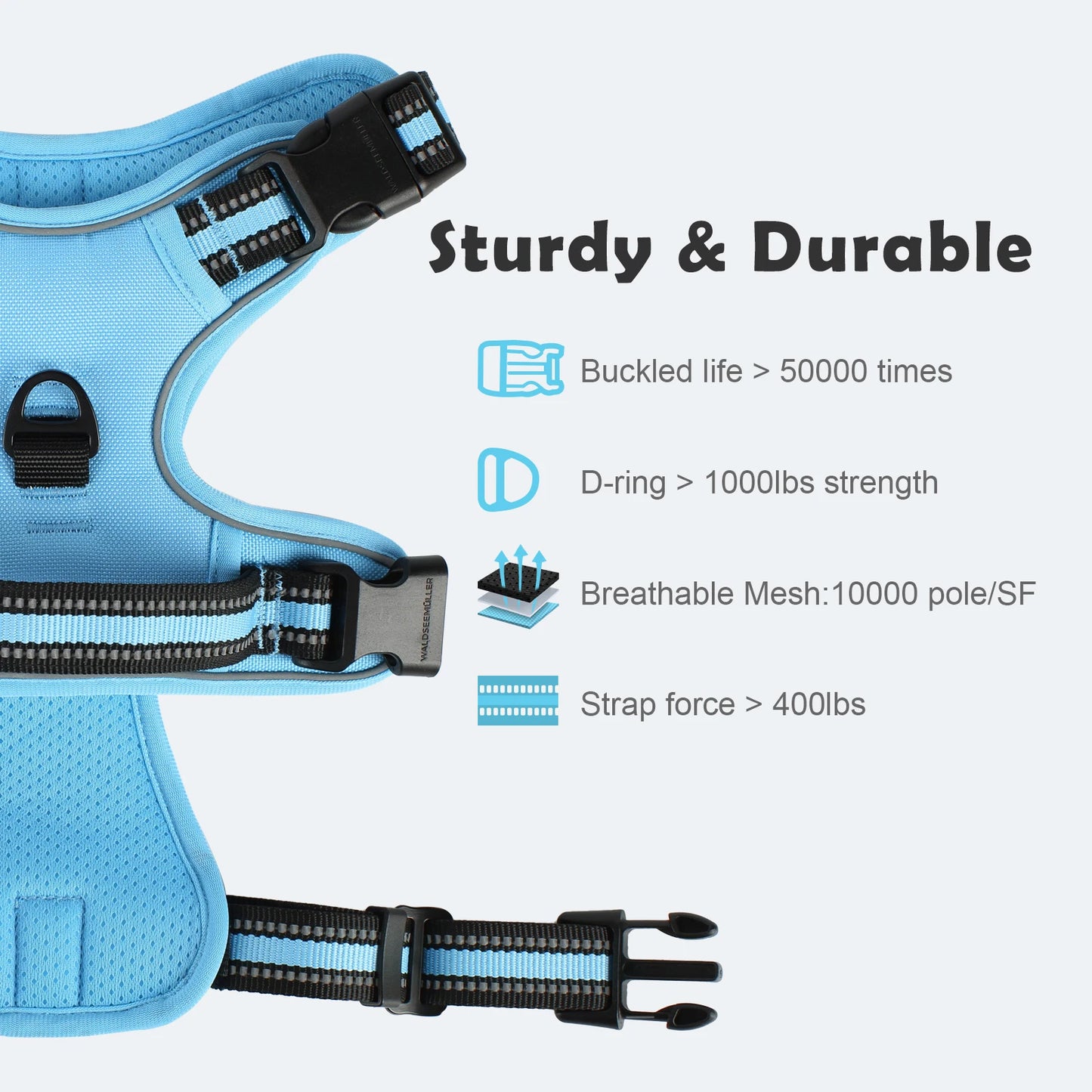 Dog Harness and Leash Combo, Escape Proof different colors and sizes