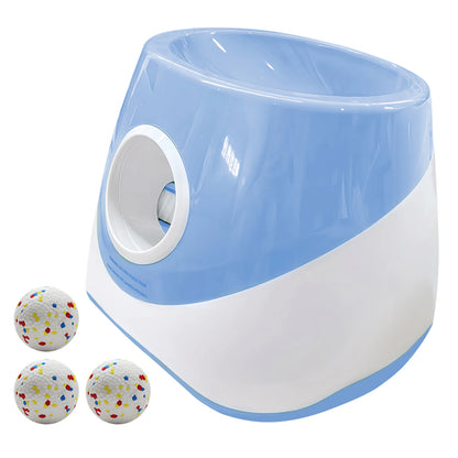 Interactive Automatic Ball Launcher with 3 Tennis Balls Ball Thrower Machine for Small and Medium-Sized Dogs