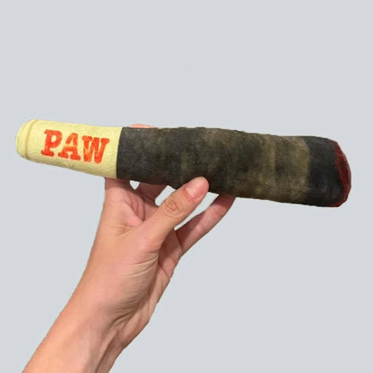 Funny Interactive Dog Toys - Plush Cigar Design that Squeaks