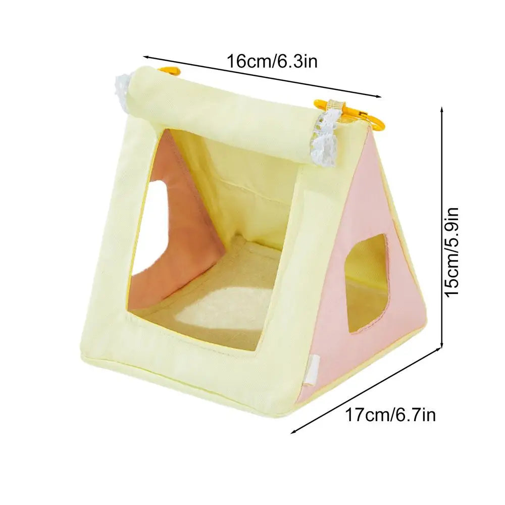Bird Nest For Cage, Parakeet Bed, Cockatiel Hut Bird Cages Hammock