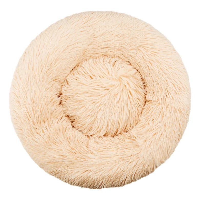 Round Dog Bed Winter-Warm Washable