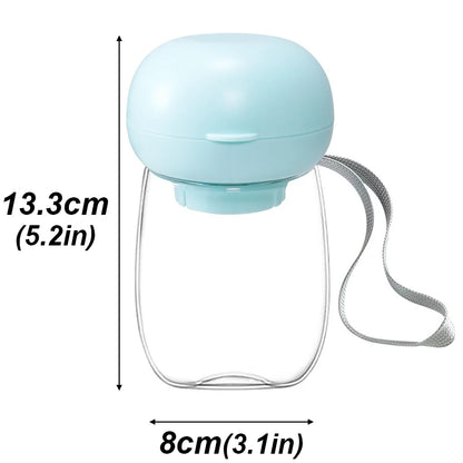 Lightweight Pet Water Bottle Dispenser With Lanyard Puppy Pet Drinker For Dog Accessories Supplies Outdoor Portable Traveling