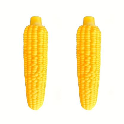 Indestructible Dog Chew Toy, Heavy-Duty Rubber Bone, Corn Grain Texture for Medium and Large Dogs, Dental Care