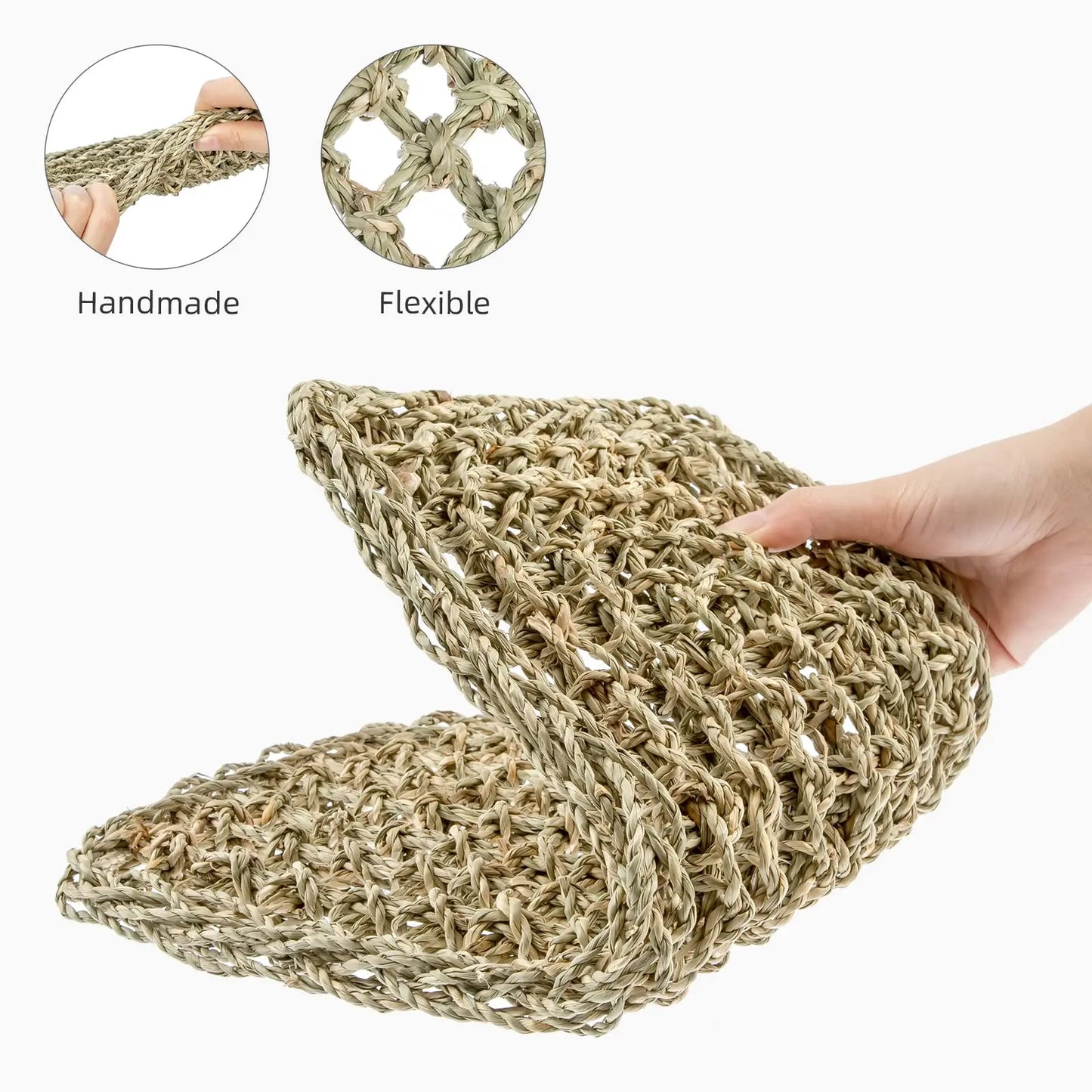 1PC Reptile Seaweed Mat