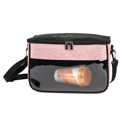 Small Animal Carrier Backpack for Small Pet, Breathable Portable, Outgoing Crossbody Travel Bag, Windproof