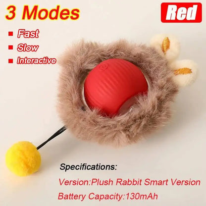 Automatic Rolling Ball Dog Toy – Interactive Self-Moving Pet Toy, Multiple Colors