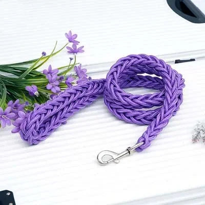 Heavy Duty Large Dog Leash Durable Nylon Braided - various widths
