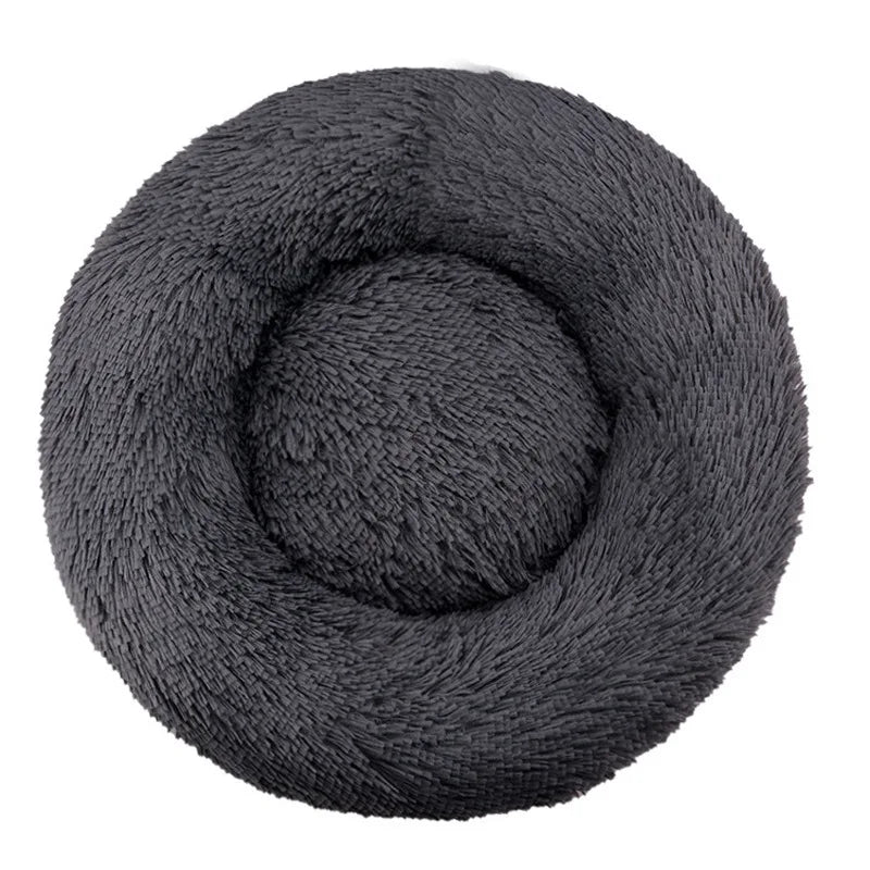 Round Dog Bed Winter-Warm Washable