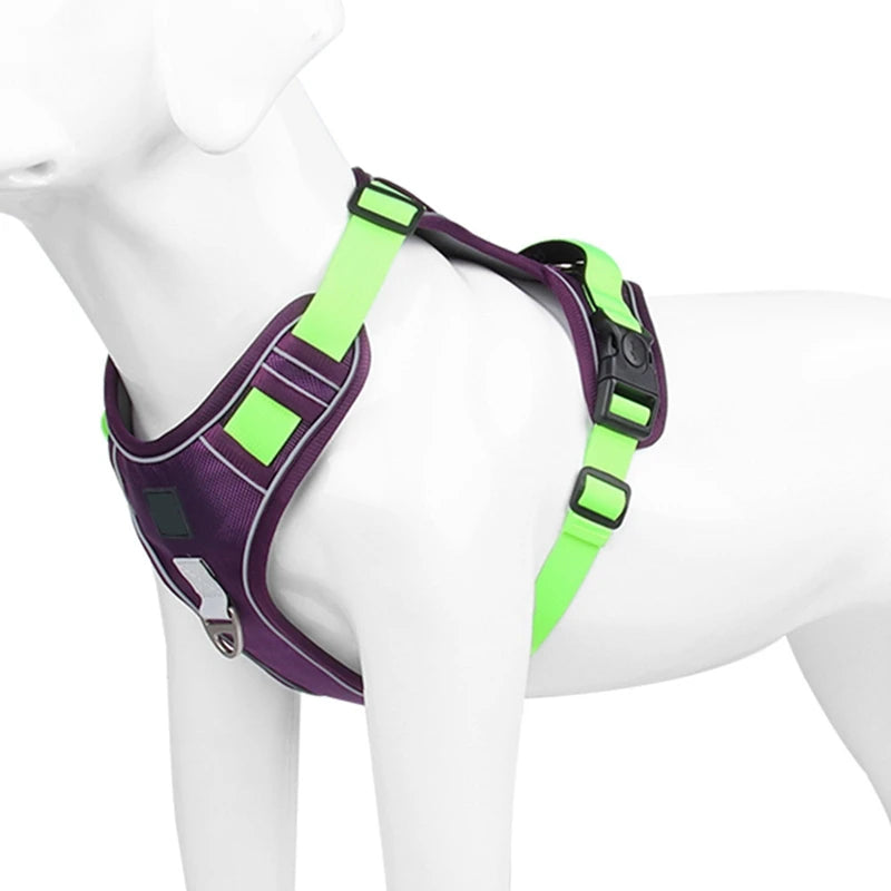 Dog Harness Reflective Medium Large Dogs Tactical Vest Big Waterproof Oxford Cloth Dog Harnesses Pet Accessories Supplies
