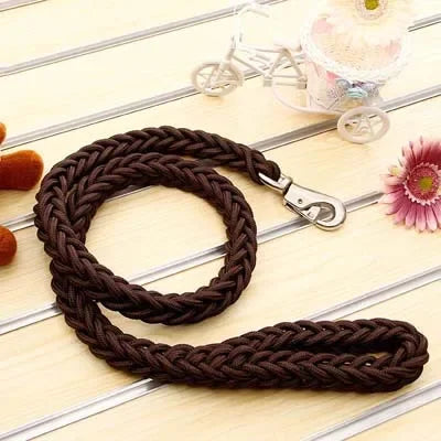 Heavy Duty Large Dog Leash Durable Nylon Braided - various widths