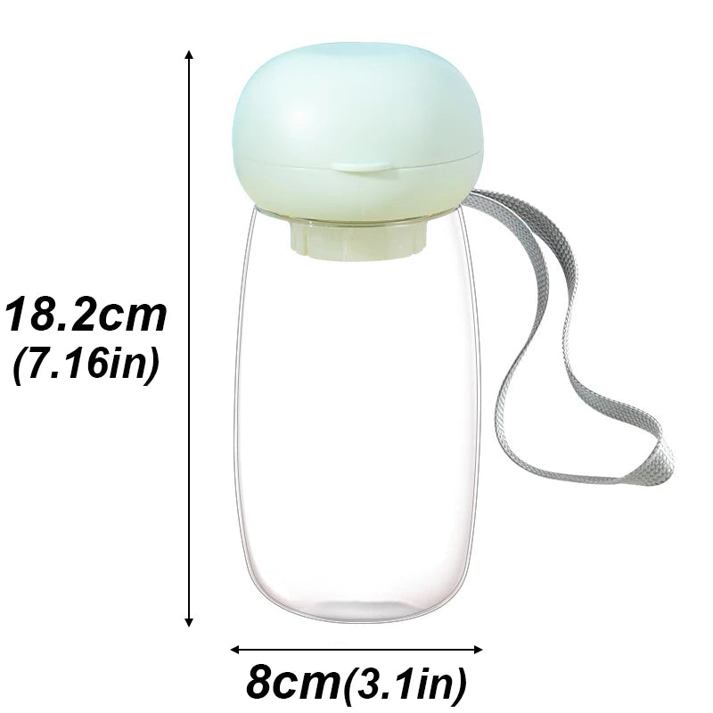 Lightweight Pet Water Bottle Dispenser With Lanyard Puppy Pet Drinker For Dog Accessories Supplies Outdoor Portable Traveling