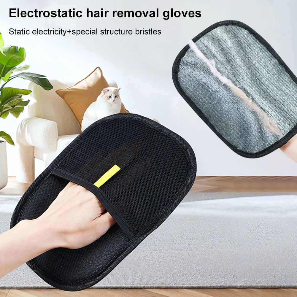 Pet Grooming equipment  Deshedding Glove, Pet hair remover glove for Small Pets with Long/Short/Curly Hair