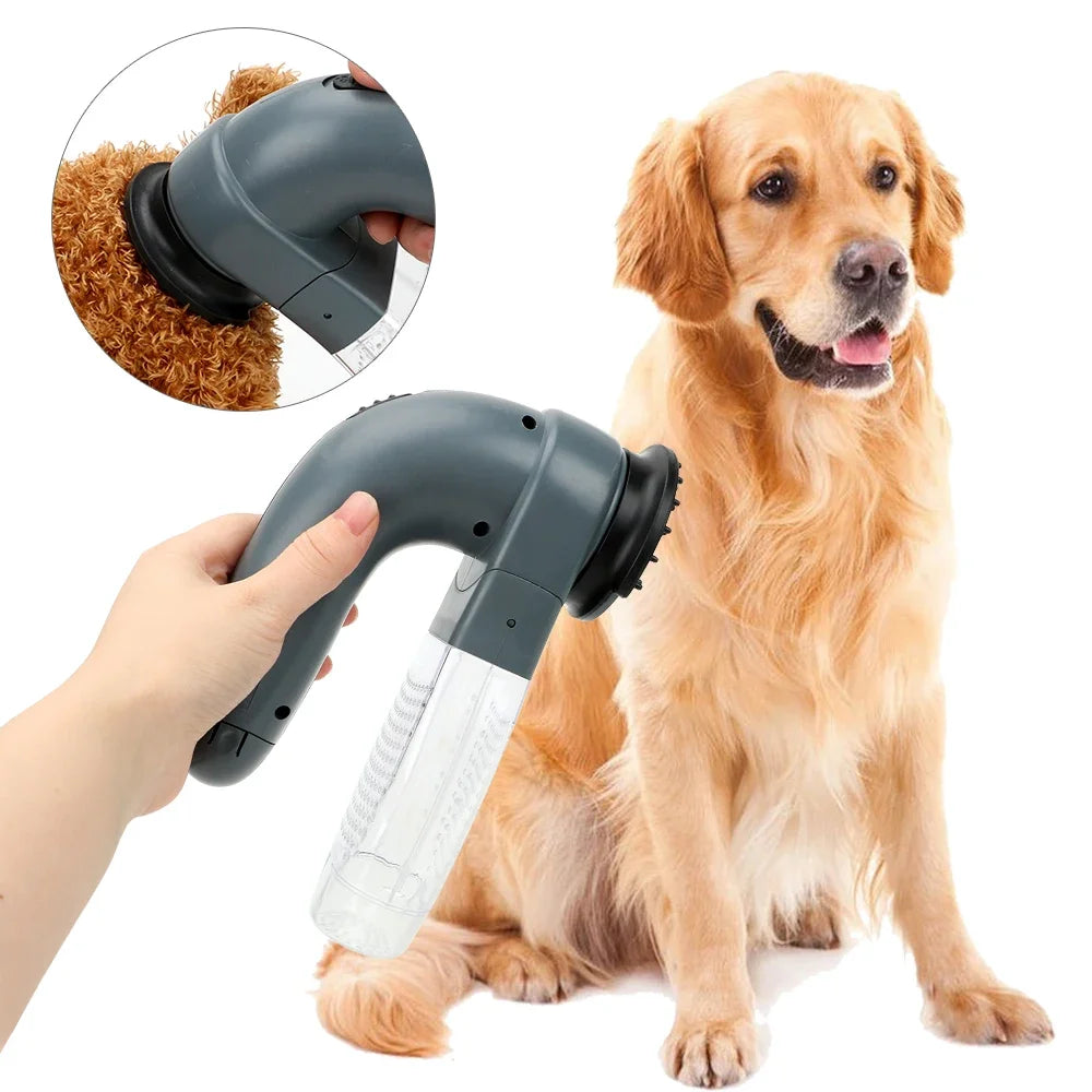Vacuum Fur Cleaner Electric Cat Dog Hair Remover Deshedding Clipper Suction Device