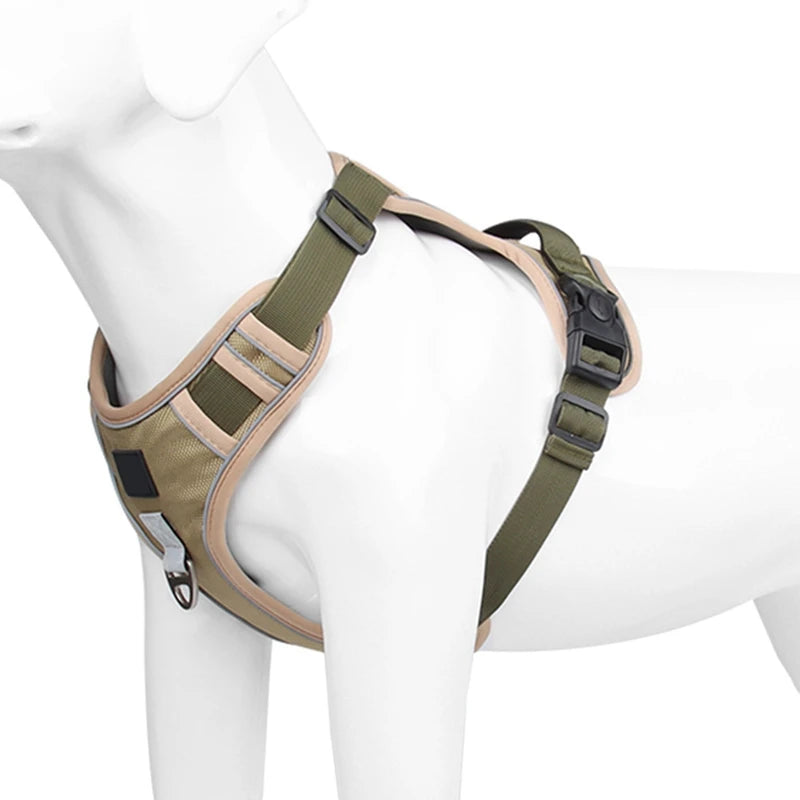 Dog Harness Reflective Medium Large Dogs Tactical Vest Big Waterproof Oxford Cloth Dog Harnesses Pet Accessories Supplies