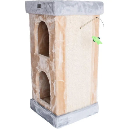 Luxury Beige Cat Tree, Model X3203