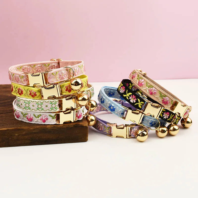 Kitten Cat Collar with Bell - various sizes and colors