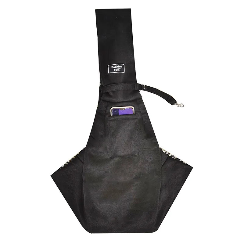 Crossbody breathable dog folding pet bag, large capacity pet supplies